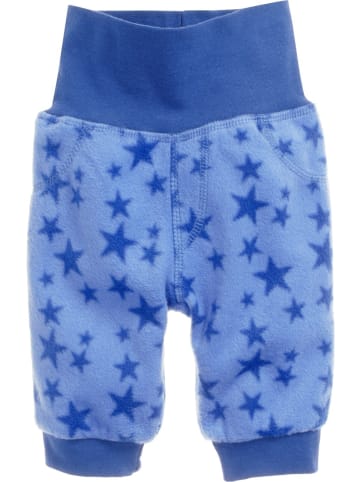 Schnizler Kinder Pumphose "Pumphose Fleece Sterne mit Strickbund" in Blau