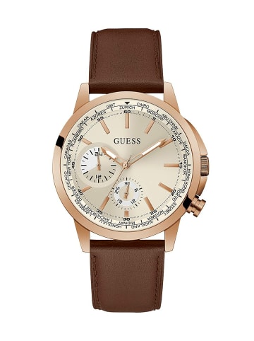 Guess Analoguhr für Herren in braun