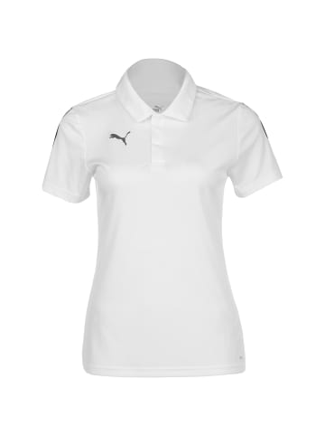 Puma Poloshirt TeamLIGA Sideline in weiß / schwarz