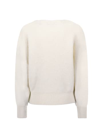 Zero  Strickpullover mit U-Boot Ausschnitt in Eggnog