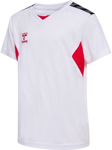 Hummel Shirt "Hmlauthentic Pl Jersey S/S Kids" in Weiß