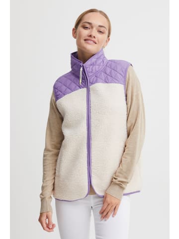 Oxmo Fleeceweste OXBetty in Lila