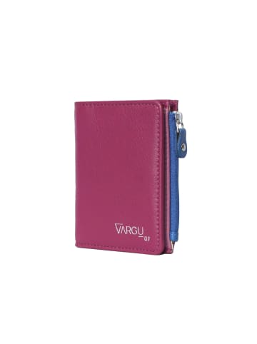 VARGU Echtleder Geldbörse SINE 1 in cranberry - mauve