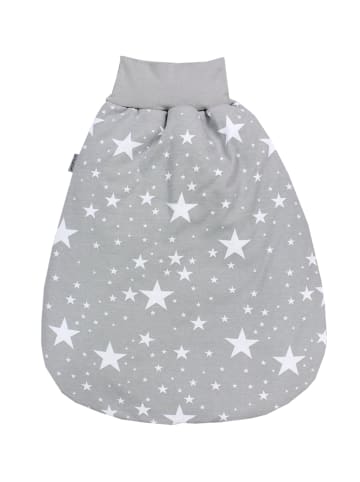 TupTam Baby Strampelsack mit breitem Bund Wattiert in grau/melange