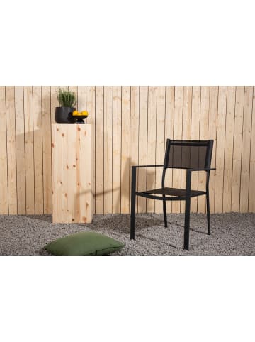 ebuy24 Gartenstuhl Copacabana Schwarz 2er Set