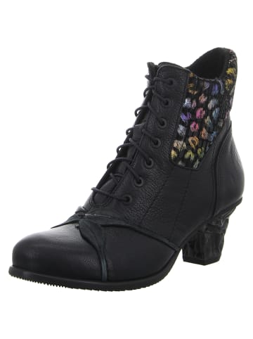 SIMEN Schnürstiefelette in schwarz