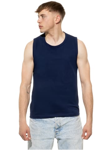 Stark Soul® Achselshirt 2er Pack Tank Top, Ärmelloses Shirt in navy