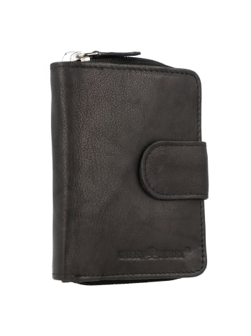Greenburry Basic Geldbörse RFID Leder 9 cm black