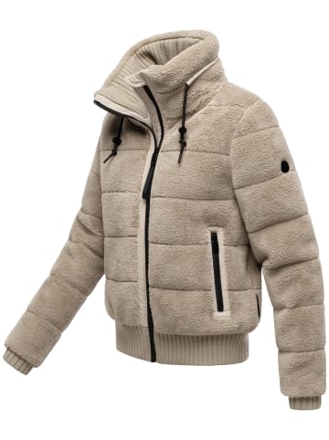 Navahoo Plüschjacke Schneepuder 14 in Light Taupe