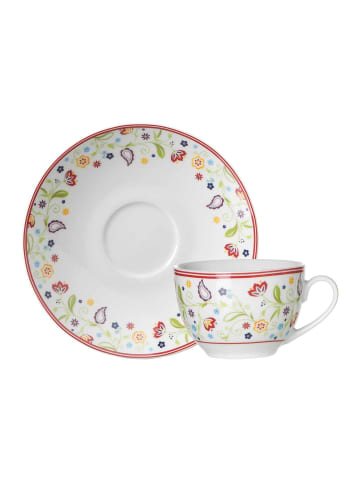 Ritzenhoff & Breker Kaffeetasse mit Untertasse Shanti in Bunt 220 ml in bunt