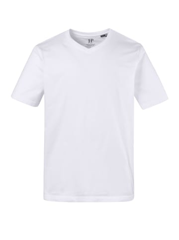 JP1880 Kurzarm T-Shirt in schneeweiß