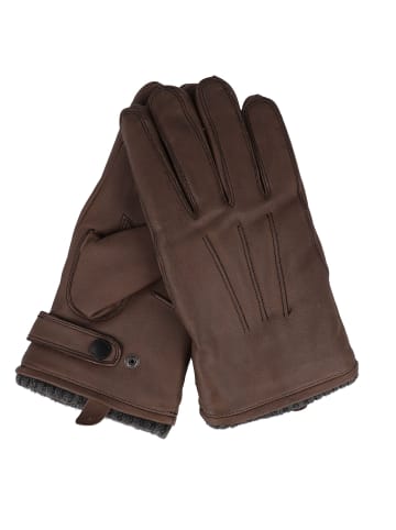 Strellson Handschuhe Leder in cognac