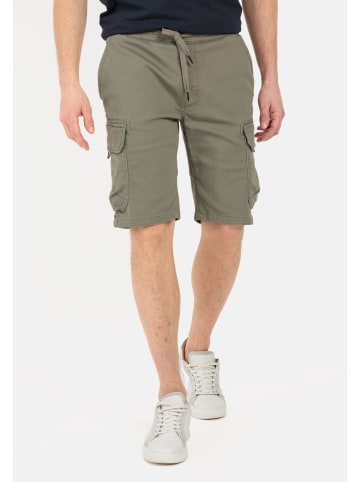 Camel Active Elastische Cargo Shorts in Khaki