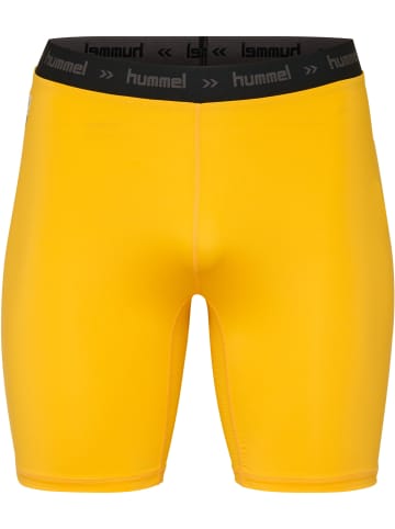 Hummel Hummel Tight Kurze Hose Hml Multisport Herren Dehnbarem Atmungsaktiv in SPORTS YELLOW