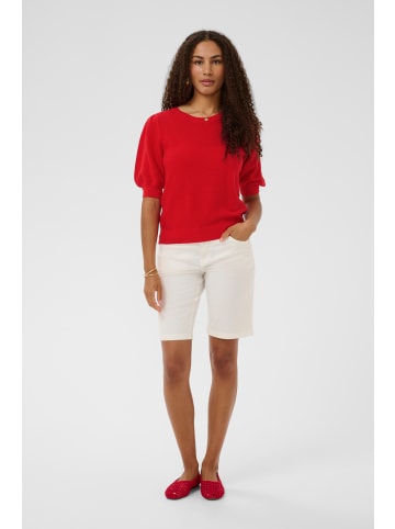 Cream Strickpullover CRSillar Straight fit in High Risk Red