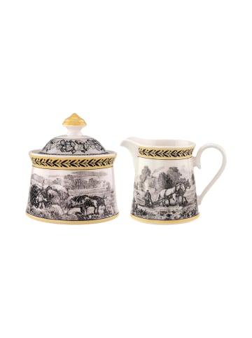 Villeroy & Boch 2-tlg. Milch & Zucker Set Audun Ferme in 300 ml in bunt