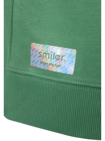 smiler. Kapuzensweatshirt Happy. in green