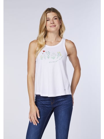 Oklahoma Premium Denim Tank Top in Weiß