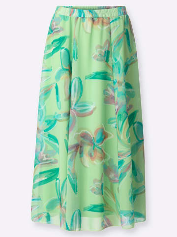 Sieh an! Druck-Rock in reseda-rosé-bedruckt