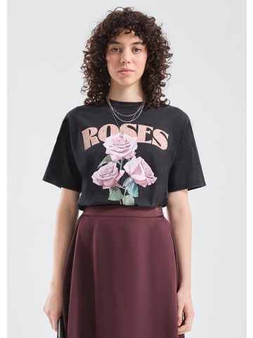 QS T-Shirt in 99D0_schwarz