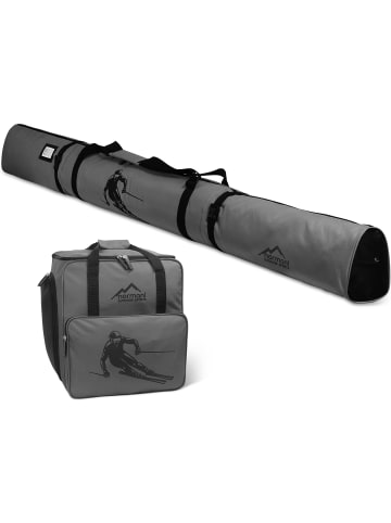 Normani Outdoor Sports Kombiset Skitasche und Skischuhtasche in Anthrazit