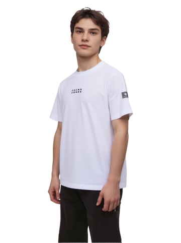 JACK & JONES Junior T-Shirt 'Point' in weiß