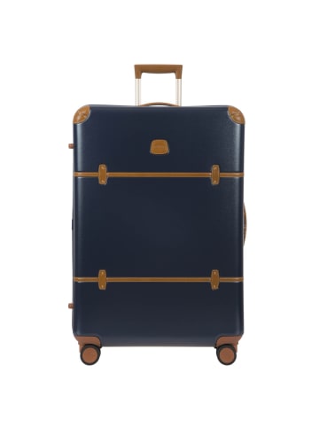 BRIC`s Bellagio - 4-Rollen-Trolley 82 cm in blue/tobacco