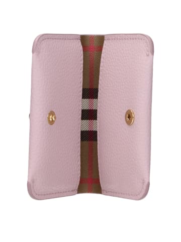 Burberry Pink Leder Kartenetui