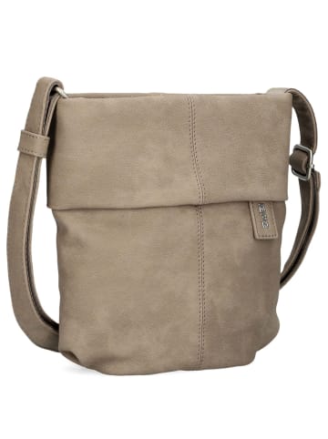 Zwei Mademoiselle M45 - Schultertasche 22 cm (nubuk-bordeaux) in nubuk-cappuccino