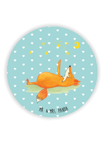 Mr. & Mrs. Panda magnet Fuchs Sterne ohne Spruch in Türkis Pastell
