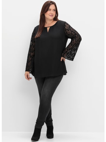 sheego Tunika in schwarz