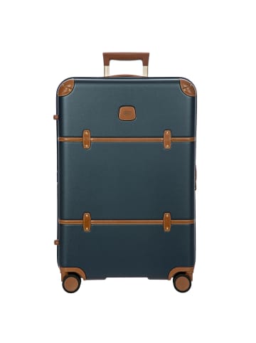 BRIC`s Bellagio 4 Rollen Trolley 70.5 cm mit Dehnfalte blau-tabak