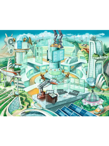 Ravensburger Ravensburger Puzzle 919 Teile Rätsel Anno 2083 in bunt