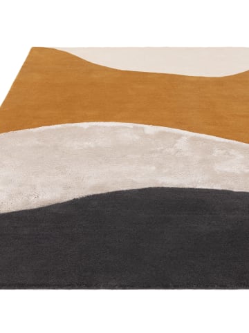 KADIMA DESIGN Teppich Wolle Handgetuftet, Modernes Kunstmotiv, Wohnzimmer