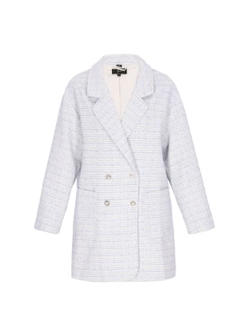 faina Women Coat in light blue gold