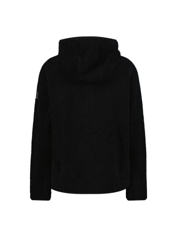 cmp Woman Jacket Fix Hood in Schwarz
