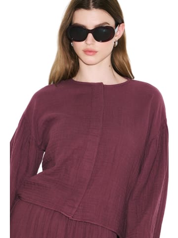 MANUKA Blouse in Pflaume