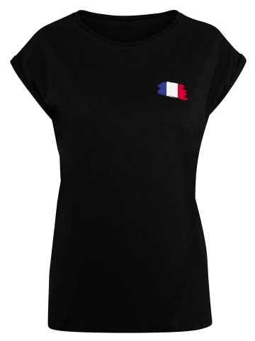 F4NT4STIC T-Shirt France Frankreich Flagge Fahne in schwarz