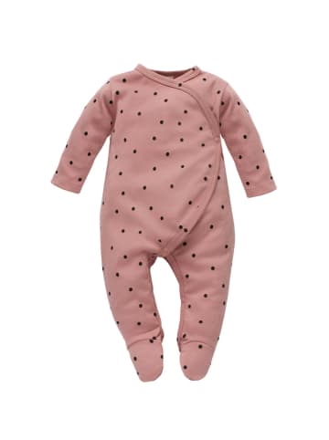 Pinokio Strampler Punkte in rosa/pink