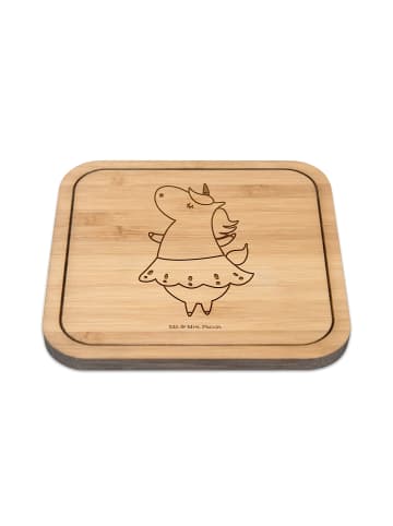 Mr. & Mrs. Panda Tischuntersetzer Einhorn Ballerina ohne Spruch in Transparent