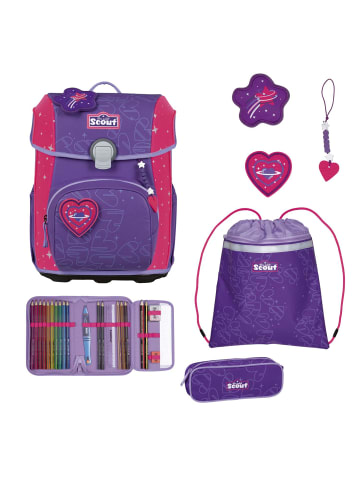 Scout Scout Neo Schulranzen-Set 4 teilig Superflash Extreme Heartbeat