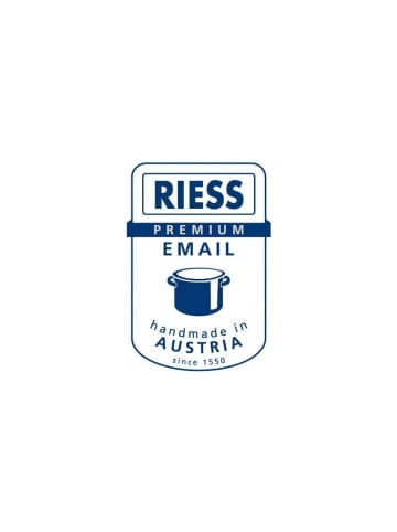 Riess Schlemmerpfanne Servierpfanne Classic Emaille in Schwarz