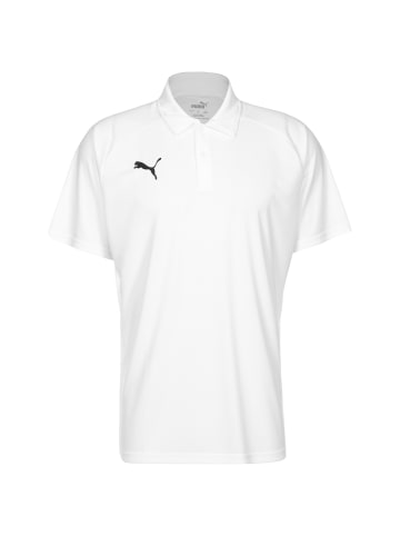 Puma Poloshirt Liga Sideline in weiß / schwarz