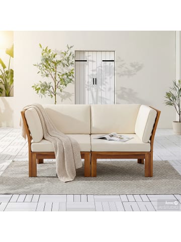 home24 Loungegruppe LEXI 2-teilig in Wollweiß