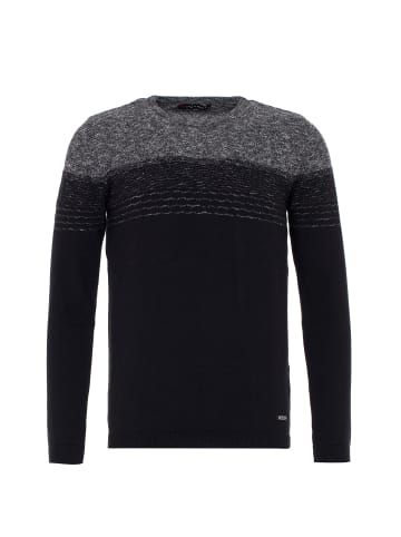 Cipo & Baxx Pullover in Black-Grey