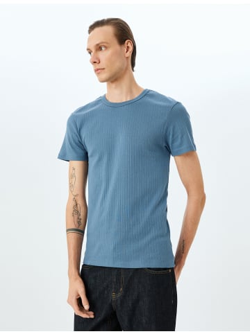 KOTON TSHIRT SS BSC in Blau