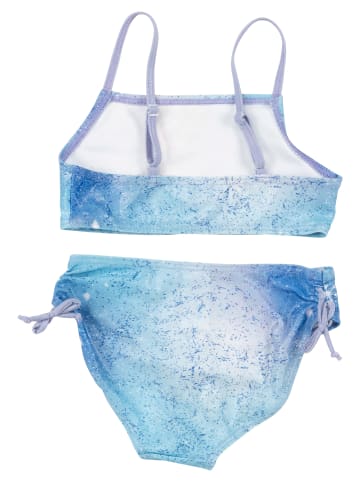 Disney Frozen Disney Die Eiskönigin Bikini Elsa Frozen Zweiteiler Schwimmanzug in blau