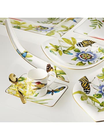 Villeroy & Boch 12er Set Espressotassen mit Untertassen Amazonia 60 ml in bunt