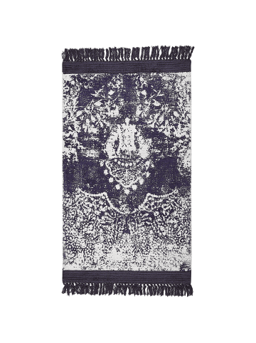 Beliani Kurzflor AKARSU in Violett/Weiß - (W) 80 x (H) 0.3 x (L) 150 cm