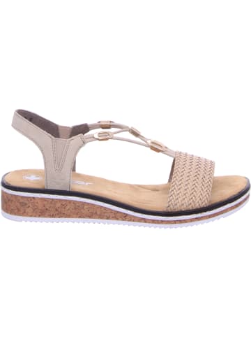 rieker Keilsandalette in beige